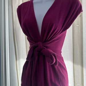 Moth Fuchsia Knit Top